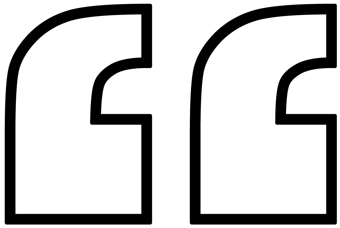 Elemento para página web. Comillas de inicio.